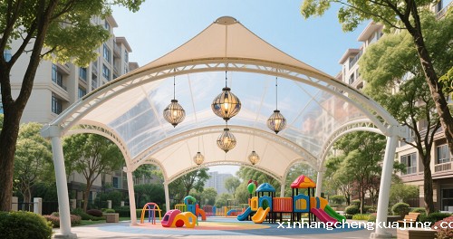 小区膜结构景观棚