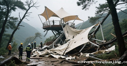 景区膜结构观景台