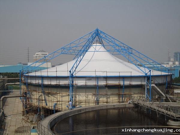 世界杯直播平台网站官网污水池加盖膜结构