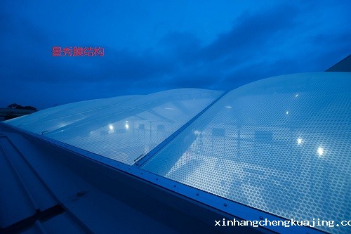 大跨度曲面壳体屋面ETFE膜结构施工